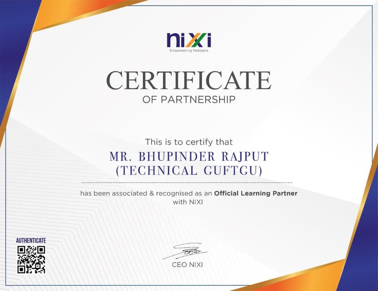NIXI Certified NIXI Certified